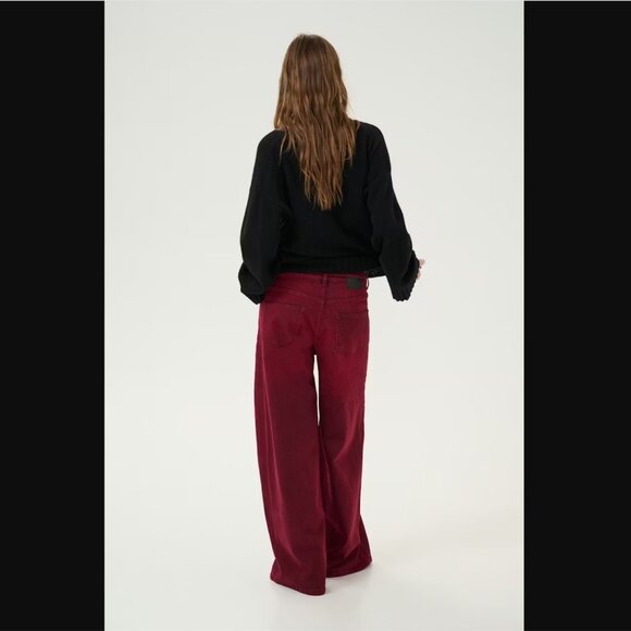 My Essential Wardrobe Red DangoMW Jeans Sz 24 - Picture 3 of 6